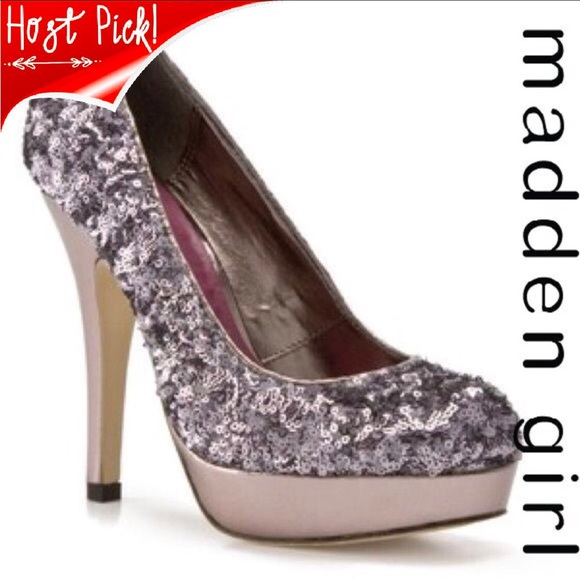 Madden Girl Shoes - 🌟PARTY!!🌟Madden Girl Pink Sequin Platform Heels